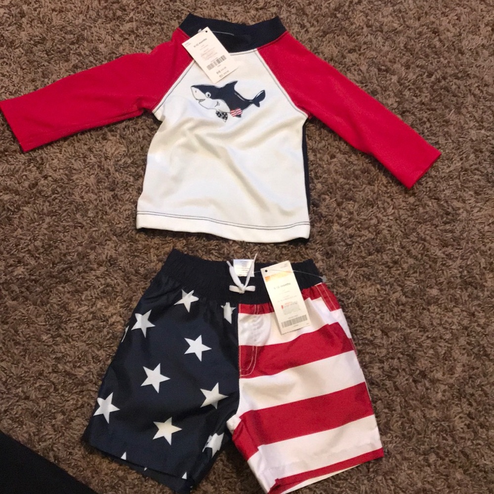 Gymboree swimming suit set